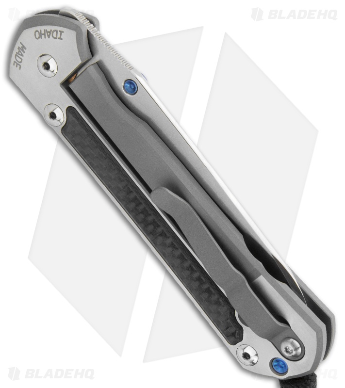 Chris Reeve Large Sebenza 21 Insingo Knife w/ Carbon Fiber Inlays (3.6" SW)