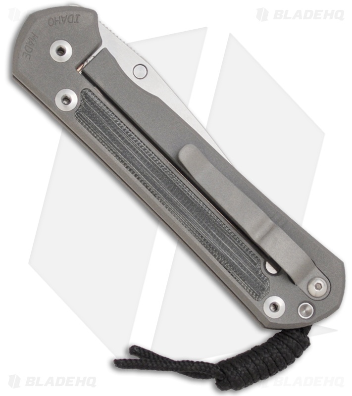 Chris Reeve Large Sebenza 21 Knife w/ Micarta Inlays (3.625" Stonewash)