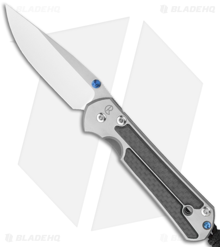 Chris Reeve Small Sebenza 21 Knife w/ CF Inlays (2.94" Polished) Exclusive