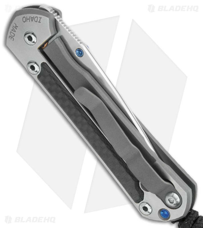 Chris Reeve Small Sebenza 21 Knife w/ CF Inlays (2.94" Polished) Exclusive