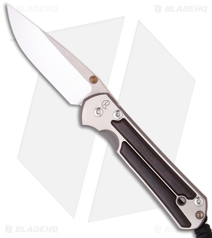 Chris Reeve Small Sebenza 21 Knife w/ Gabon Ebony Inlays (2.94