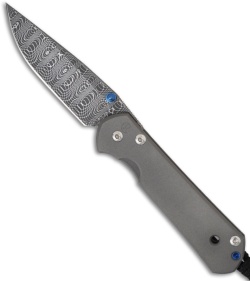 Chris Reeve Small Sebenza 21 Knife w/ Spirograph Damascus