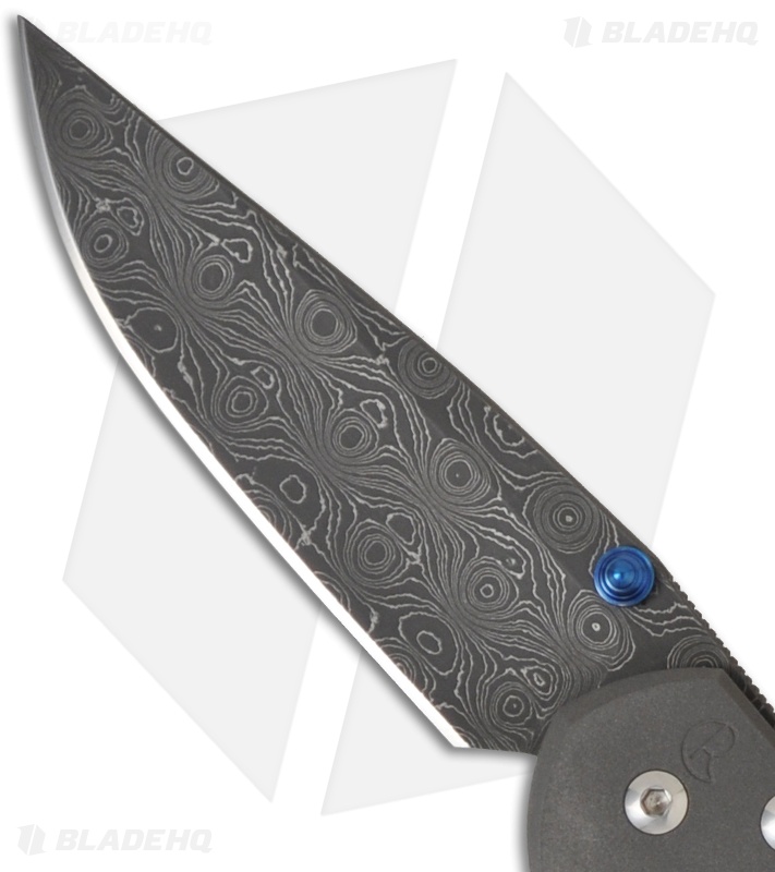 Chris Reeve Small Sebenza 21 Knife (2.94" Raindrop Damascus)