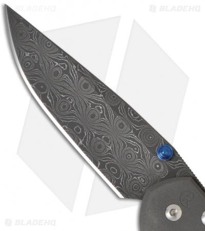 Chris Reeve Small Sebenza 21 Knife (2.94" Raindrop Damascus)