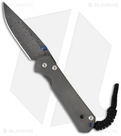 Chris Reeve Small Sebenza 21 Knife (2.94" Raindrop Damascus)