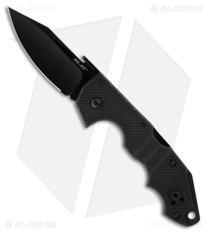 cold steel mini ak 47 tactical tri ad lock knife g 10 2 75 black