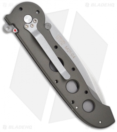CRKT Carson M21-04 Flipper Knife Aluminum (3.875" Satin)