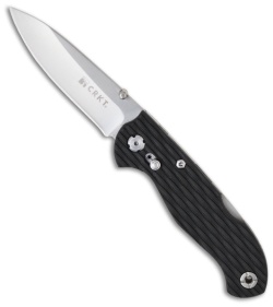 CRKT Lake 111-Z 2 Lockback Knife Black GFN (2.5