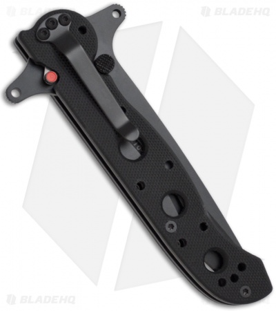 CRKT Carson M16-13SFG Special Forces Tanto Flipper Knife G-10 (3.5" Black Serr)