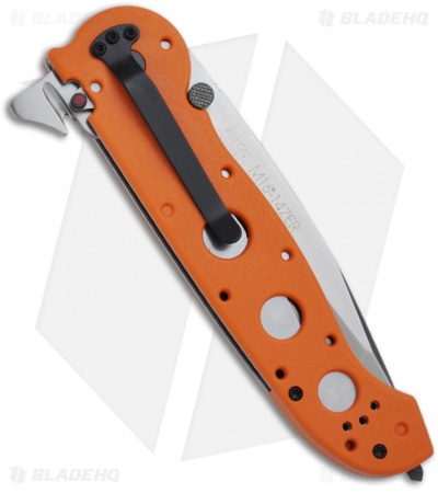 CRKT Carson M16-14ZER Emergency Rescue Tanto Knife Zytel (3.75" Satin Serr)