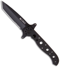 CRKT Carson M16-10KSF Special Forces Tanto Frame Lock Knife (3" Black Serr)