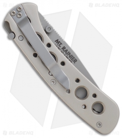 CRKT 14K Summit Mt. Rainier Liner Lock Knife (2.875" Bead Blast Serr) 6612N