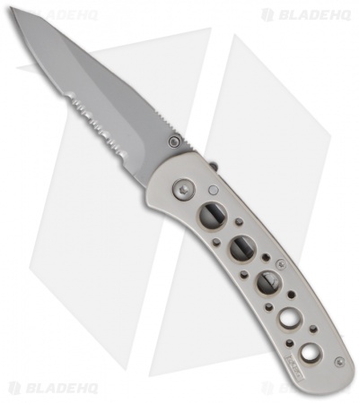 CRKT 14K Summit Mt. Rainier Liner Lock Knife (2.875" Bead Blast Serr) 6612N