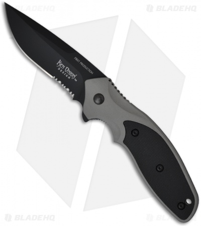 CRKT Ken Onion Shenanigan Liner Lock Knife (3.25" Black Serr) K470KKS