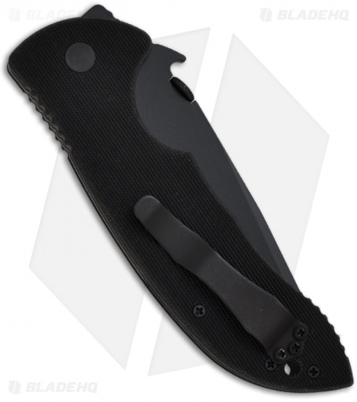 Emerson Super Commander BT Knife w/ Wave (4" Black Plain)