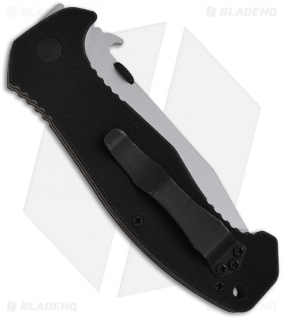 Emerson CQC-15 SF Knife Tanto w/ Wave (3.9" Satin Ceramic Plain)