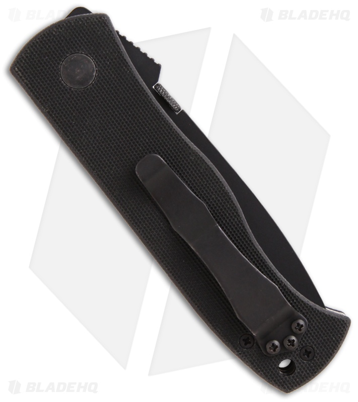 Emerson CQC-7B BT Folding Tanto Knife (3.3" Black Plain)