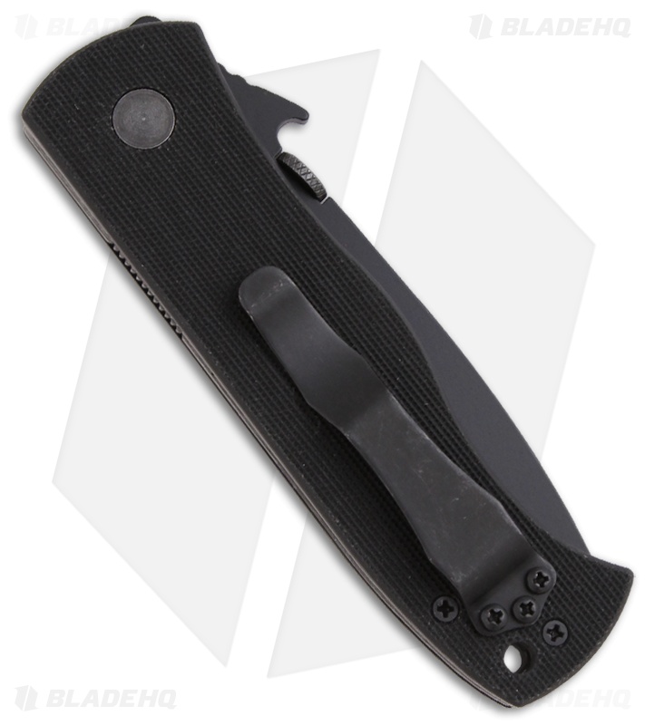 Emerson CQC-7BW BT Tanto Knife w/ Wave Opener (3.3" Black)