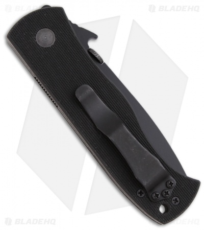 Emerson CQC-7BW BT Tanto Knife w/ Wave Opener (3.3" Black)
