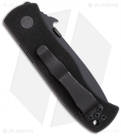 Emerson Mini CQC-7 Knife w/ Wave (2.9" Black Plain) CQC7BW BT