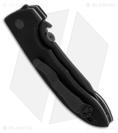 Emerson Mini CQC-8 BT Horseman Knife (3.5" Black Plain)