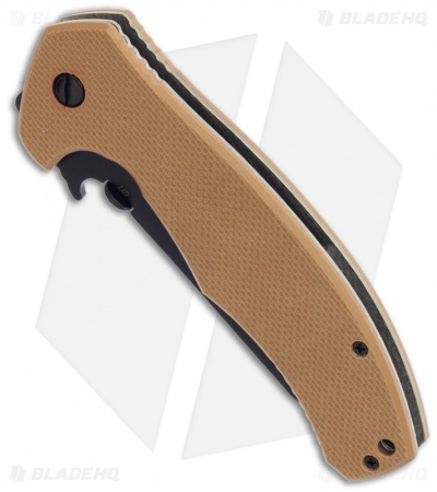 Emerson Super Roadhouse BT Knife Desert Tan G-10 (4.2" Black)