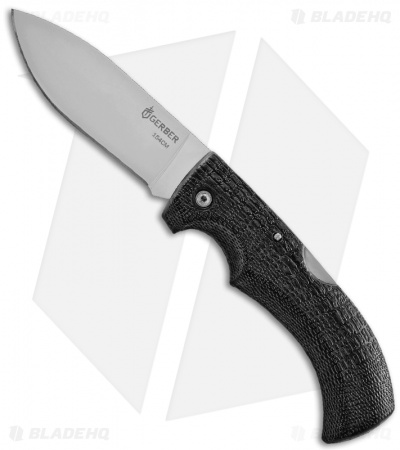 Gerber Gator Drop Point Lockback Knife (3.75" 154CM Bead Blast) 6064