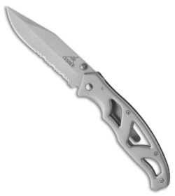 Gerber Paraframe II Frame Lock Knife (3.53" Bead Blast Serr) 48447