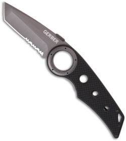 Gerber Remix Tanto Liner Lock Knife (3" Gray Serr) 0433