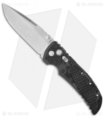 Hogue Knives EX01 Knife Black G10 Drop Point Blade (4" Tumble)