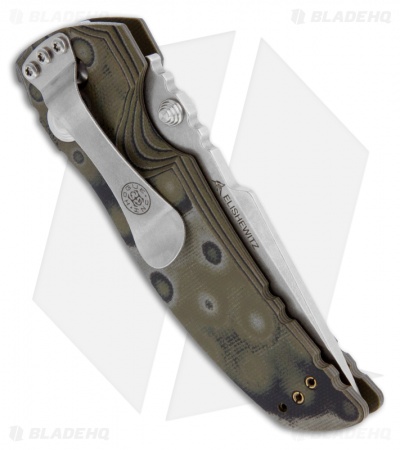 Hogue Knives EX01 Knife Green G10 Handle Tanto Blade (3.5" Tumble Plain)