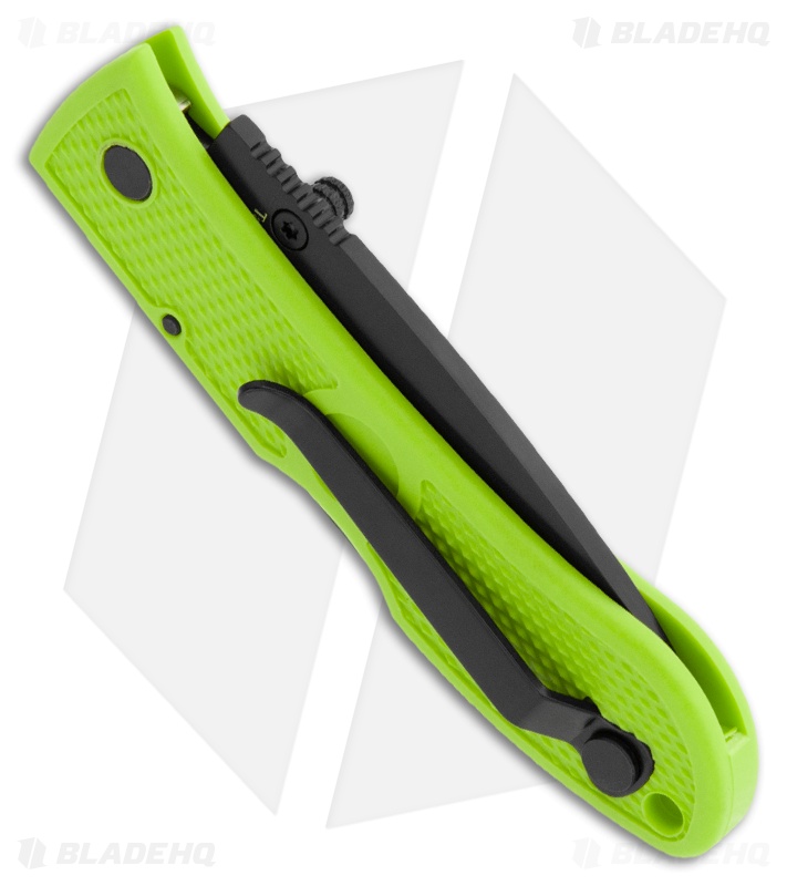 Ka-Bar Mini Dozier Hunting Knife Zombie Green - Blade HQ