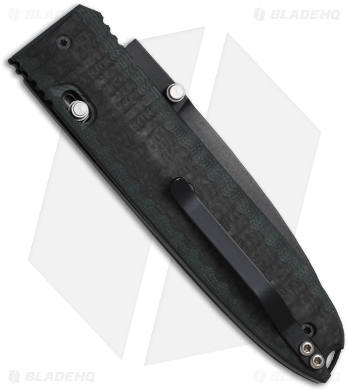 LionSteel Daghetta Carbon Fiber Folding Knife (3.25" Black) 8701FC