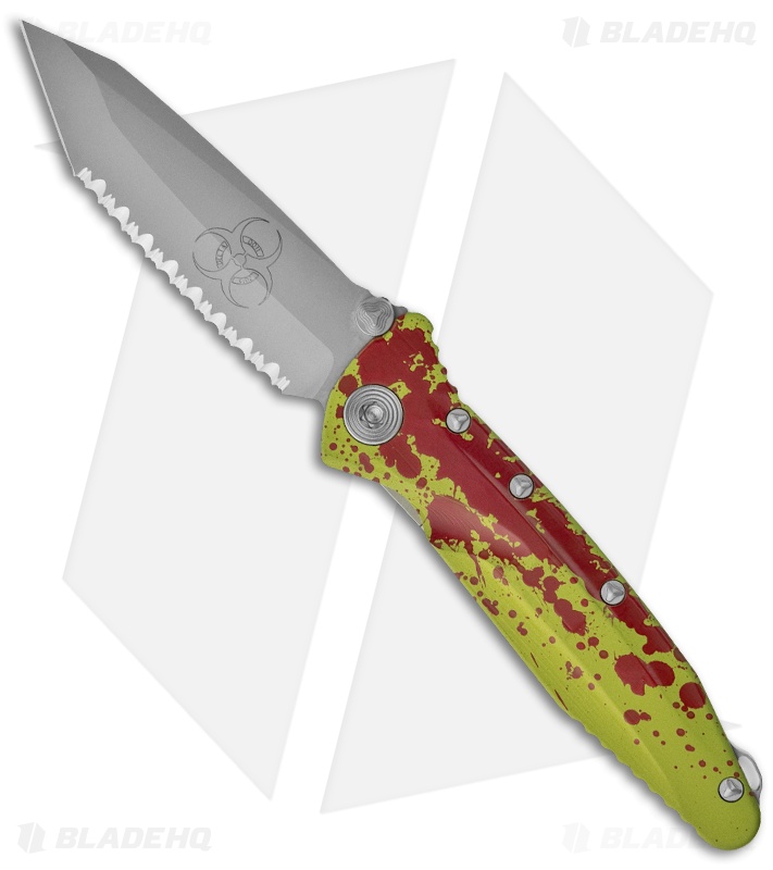 Microtech Socom Delta Zombie Green Tanto Knife (4