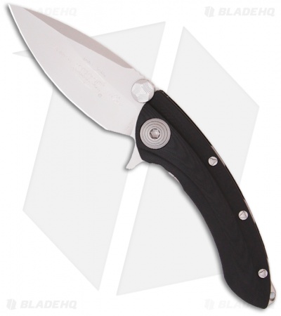 Microtech Whaleshark Flipper Knife G-10 (3.63" Bead Blast Plain) 167-7C Chisel