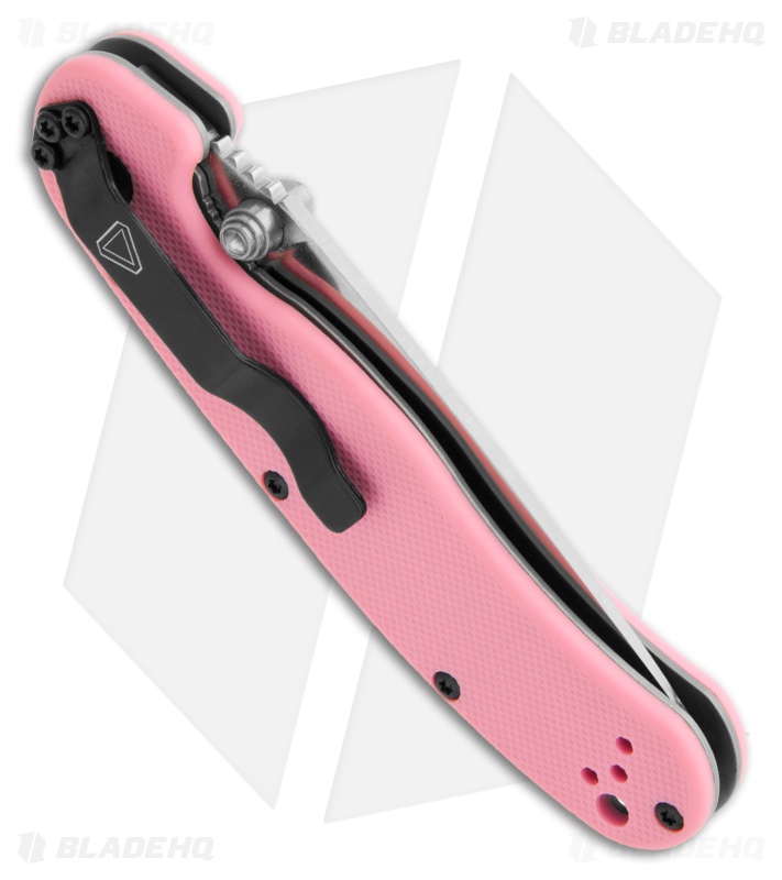 Ontario RAT Model 2 Liner Lock Knife Pink (3" Satin) 8862SP