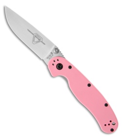 Ontario RAT Model 2 Liner Lock Knife Pink (3" Satin) 8862SP