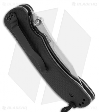 Ontario OKC Joe Pardue Utilitac II Folding Knife JPT-3R (3.5" Black Plain) 08902
