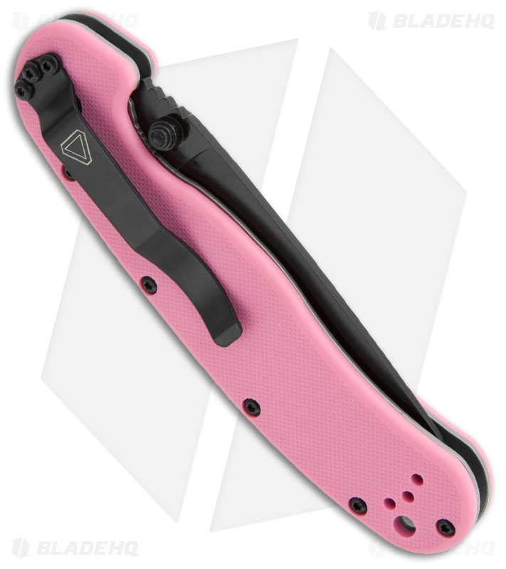 Ontario RAT Model 1 Liner Lock Knife Pink (3.625" Satin) 8865