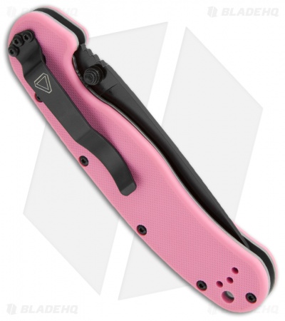 Ontario RAT Model 1 Liner Lock Knife Pink (3.625" Satin) 8865