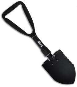 SOG Entrenching Tool Folding Shovel (Black) F08-N