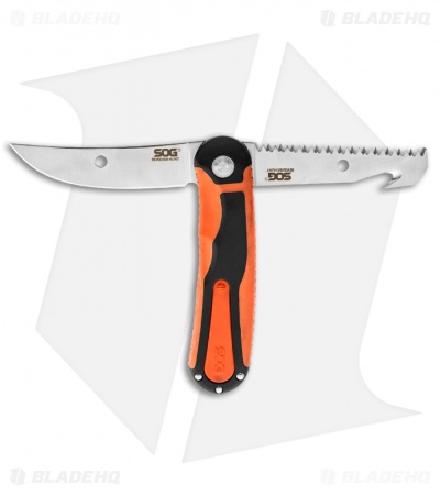 SOG Revolver 2.0 Hunt Double Action Saw & Clip Point Knife FX-22L