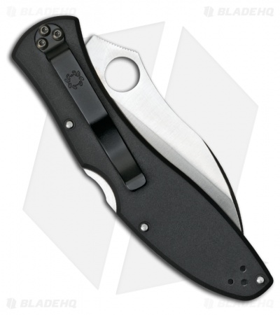 Spyderco Centofante 4 Folding Knife (3" Satin Plain) C66PBK4