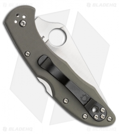 Spyderco Delica Knife Foliage Green G-10 Handle (2.88" Satin) C11GPFG