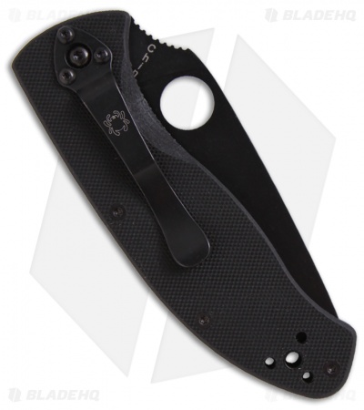 Spyderco Tenacious Liner Lock Knife G-10 (3.39" Black) C122GBBKP 