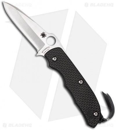 Spyderco Terzuola Slipit Knife Carbon Fiber (3" Satin) C131CFP