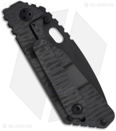 Strider Knives PT Knife Black G-10 Flame Anodized (2.75" Black Plain)