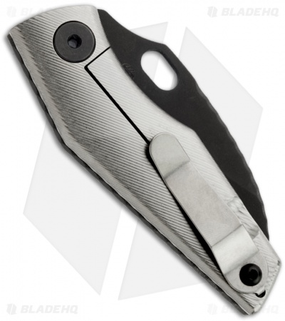 Strider SJ75 Mini Titanium Framelock Knife Black G10 (3" Black Plain)