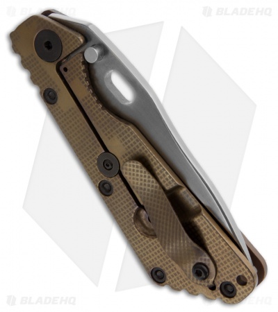 Strider Duane Dwyer Custom SMF Drop Point PD-1 Steel Knife (3.9" Satin Plain)