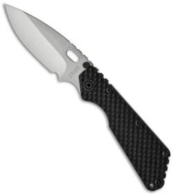 Strider Knives 3/4 SMF GG Knife Black G10 Gunner Grip (3.9" Stonewash Plain)